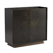 Arteriors Hudson 42" Wide 2 Door Wood Veneer Accent Cabinet Sable