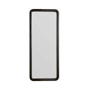Arteriors Cayman 38"W x 92"H Rectangular Flat Metal Framed Full Length Mirror Bronze