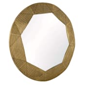 Arteriors 72" Diameter Circular Full Length Mirror Antique Brass