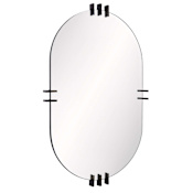 Arteriors 31" W x 47" H Oval Full Length Mirror Bronze