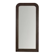 Arteriors Jennings 38"W x 81"H Rectangular Flat Wood Framed Accent Mirror Sable