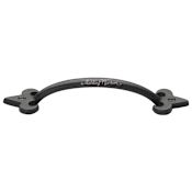 Ashley Norton Fleur de Lis 10" Long Luxury Solid Bronze Surface Mount Traditional French Country Cabinet Handle / Drawer Pull Dark Bronze