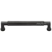 Ashley Norton Bauhaus 8" Center to Center Luxury Solid Bronze Barrel Style Cabinet Handle / Drawer Pull Dark Bronze