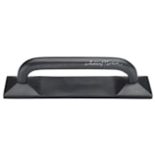 Ashley Norton Grace 6" Center to Center Luxury Solid Bronze Bold Cabinet Handle / Drawer Pull with Full Backplate Dark Bronze