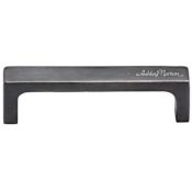 Ashley Norton Wide Urban 3-3/4" Center to Center Luxury Solid Bronze Thick Bold Square Cabinet Handle / Drawer Pull Dark Bronze