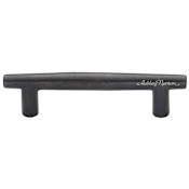 Ashley Norton Tapered 3-3/4" Center to Center Luxury Solid Bronze Elegant Cabinet Bar Handle / Drawer Bar Pull Dark Bronze