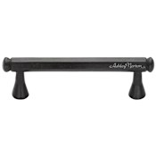 Ashley Norton Hex 8-1/2" Center to Center Luxury Solid Bronze Hexagon Bar Cabinet Handle / Drawer Bar Pull Dark Bronze