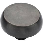 Ashley Norton Solid Bronze 1-1/4 Inch Mushroom Cabinet Knob Dark Bronze