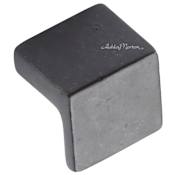 Ashley Norton L Lip 1" Long Luxury Solid Bronze Angled Cabinet / Drawer Knob Dark Bronze