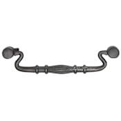 Ashley Norton Tuscany 3-3/4" Center to Center Luxury Solid Bronze Drop Bail Style Cabinet Handle / Drawer Pull Dark Bronze