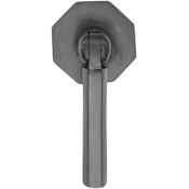 Ashley Norton Hex 1-1/4" Wide Luxury Solid Bronze Designer Pendant Drop Cabinet / Furniture Knob Dark Bronze