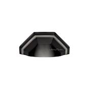 Ashley Norton Hex 3-1/2" Center to Center Luxury Solid Brass Hexagon Modern Cabinet Cup Handle / Drawer Cup Pull Dark Oil Rubbed