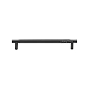 Ashley Norton Bern 4" Center to Center Luxury Solid Brass Diamond Knurled Cabinet Bar Handle / Drawer Bar Pull Dark Oil Rubbed