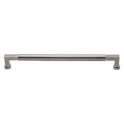 Ashley Norton Bauhaus 18" Center to Center 19" Long Solid Brass Modern Industrial Split Finish Appliance Pull / Appliance Handle Polished Nickel