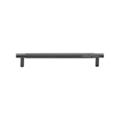 Ashley Norton Bern 10" Center to Center Luxury Solid Brass Diamond Knurled Cabinet Bar Handle / Drawer Bar Pull Dark Oil Rubbed