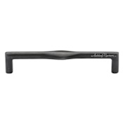 Ashley Norton Algave 6" Center to Center Luxury Solid Bronze Designer Cabinet Handle / Drawer Pull Dark Bronze