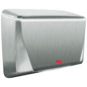 ASI Surface Mounted Sensor Operated Automatic Hand Dryer with Stainless Steel Cover - 277V Satin Stainless Steel