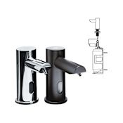 ASI EZ Fill Deck Mounted Automatic Stand Alone Soap Dispenser - Battery Operated Chrome