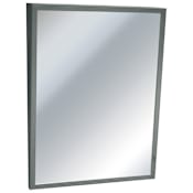 ASI 24" x 36" Fixed Tilt Mirror Satin Stainless Steel