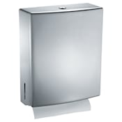 ASI Roval Wall Mounted Paper Towel Dispenser Satin Stainless Steel