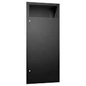 ASI Simplicity Recessed Bathroom Waste Receptacle Matte Black