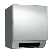 ASI Surface Mounted Automatic Paper Towel Dispenser - 110-240V / AC Satin Stainless Steel