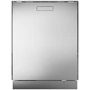 Asko Logic 24 Inch Wide 16 Place Setting Built-In Top Control Dishwasher with Pocket Handle, Turbo Combi Drying™, and Auto Door Open Drying™ Stainless Steel