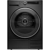 Asko 5 Series 24 Inch Wide 5.2 Cu. Ft. Energy Star Certified Electric Dryer with Heat Pump Graphite Black
