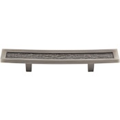 Atlas Homewares Primitive 3 Inch Center to Center Rectangular Cabinet Pull Brushed Nickel
