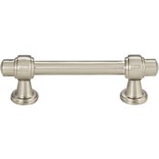 Atlas Homewares Bronte 3 Inch Center to Center Bar Cabinet Pull Brushed Nickel