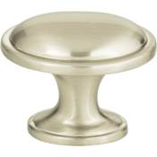 Atlas Homewares Austen 1-5/16 Inch Oval Cabinet Knob Brushed Nickel