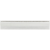 Atlas Homewares Crystal 3-3/4 Inch Center to Center Rectangular Cabinet Pull Matte Chrome