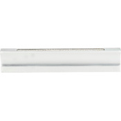 Atlas Homewares Crystal 5 Inch Center to Center Rectangular Cabinet Pull Matte Chrome