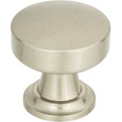 Atlas Homewares Browning 1-1/4 Inch Mushroom Cabinet Knob Brushed Nickel
