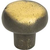 Atlas Homewares Distressed 1-3/8 Inch Mushroom Cabinet Knob Antique Bronze