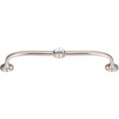 Atlas Homewares Crystal 5 Inch Center to Center Handle Cabinet Pull Brushed Nickel