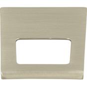 Atlas Homewares Edge Pulls 1-1/4 Inch Center to Center Finger Cabinet Pull Brushed Nickel