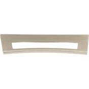 Atlas Homewares Edge Pulls 5 Inch Center to Center Finger Cabinet Pull Brushed Nickel