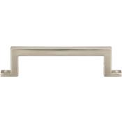 Atlas Homewares Campaign 3-3/4 Inch Center to Center Handle Cabinet Pull Brushed Nickel