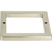 Atlas Homewares Tableau 2-15/16 Inch Long Cabinet Pull Backplate Brushed Nickel