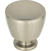 Atlas Homewares Conga 1-1/4 Inch Conical Cabinet Knob Brushed Nickel