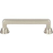 Atlas Homewares Oskar 3-3/4 Inch Center to Center Handle Cabinet Pull Brushed Nickel