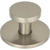 Atlas Homewares Dot 1-1/4 Inch Diameter Mushroom Cabinet Knob Brushed Nickel