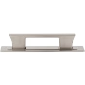 Atlas Homewares Zander 3-3/4 Inch Center to Center Handle Cabinet Pull Brushed Nickel