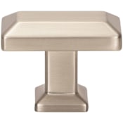 Atlas Homewares Sweetbriar Lane 1-3/8 Inch Rectangular Cabinet Knob Brushed Nickel
