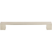 Atlas Homewares Wide Square 7-9/16 Inch Center to Center Handle Cabinet Pull Brushed Nickel