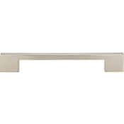 Atlas Homewares Thin Square 7-9/16 Inch Center to Center Handle Cabinet Pull Brushed Nickel