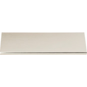Atlas Homewares Edge Pulls 4-5/16 Inch Center to Center Finger Cabinet Pull Brushed Nickel