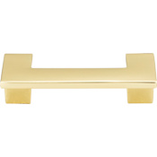 Atlas Homewares U Turn 2-1/2 Inch Center to Center Handle Cabinet Pull French Gold
