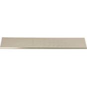 Atlas Homewares Edge Pulls 8-13/16 Inch Center to Center Finger Cabinet Pull Brushed Nickel